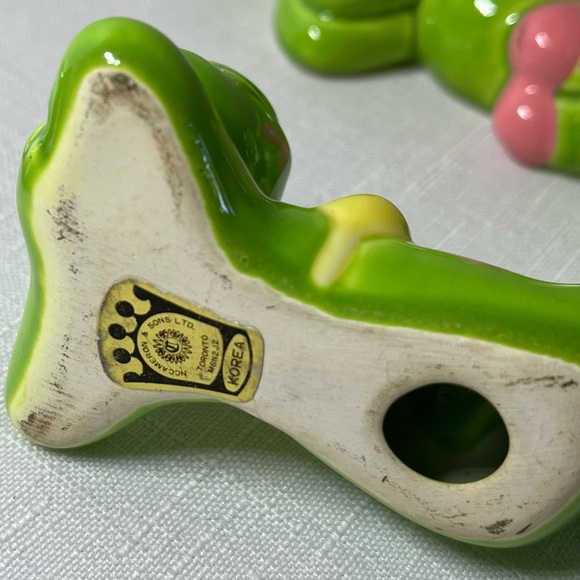 Vintage ceramic frogs. Fun. Goofy. Collectible. 1980’s - Picture 5 of 7